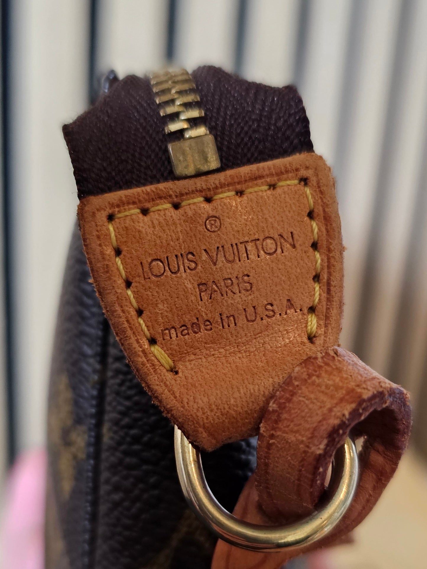 Louis Vuitton Pochette accesories monogram kanvas (vintage)