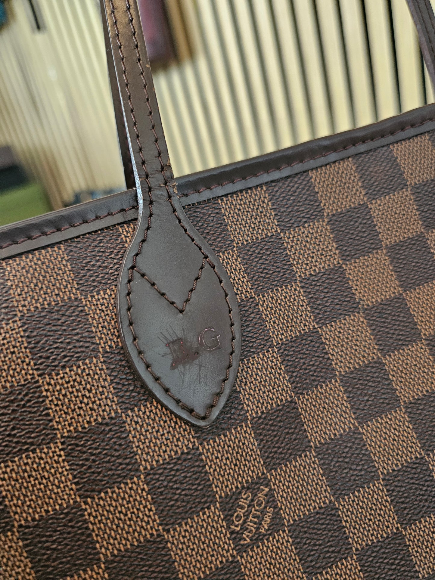 N51106 - Louis Vuitton Neverfull GM, damier ebene.
