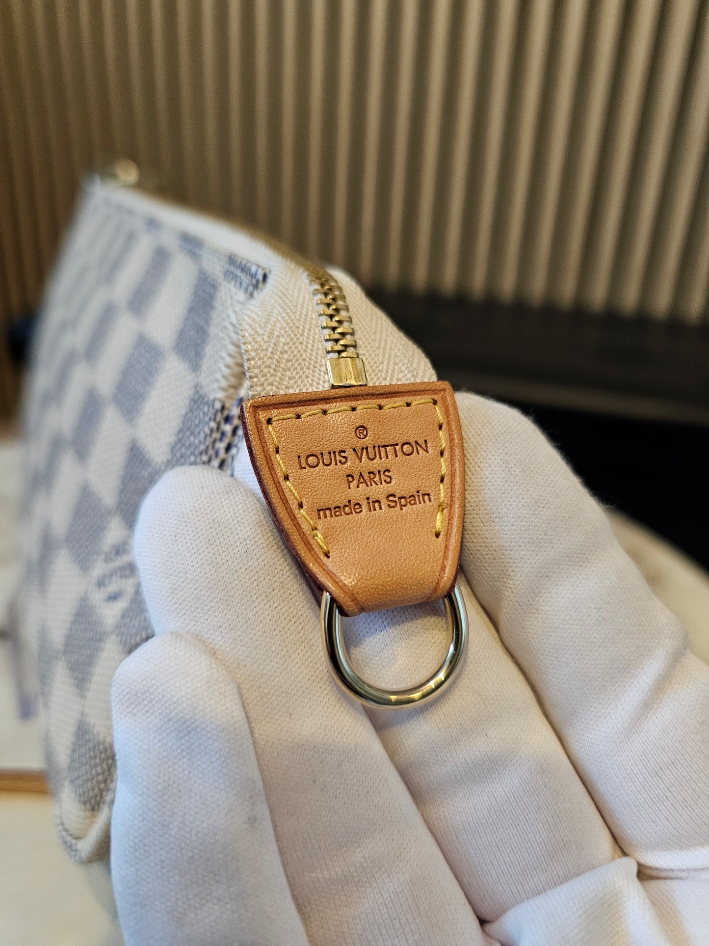 N51986- Louis Vuitton pochette accesories in damier Azur.