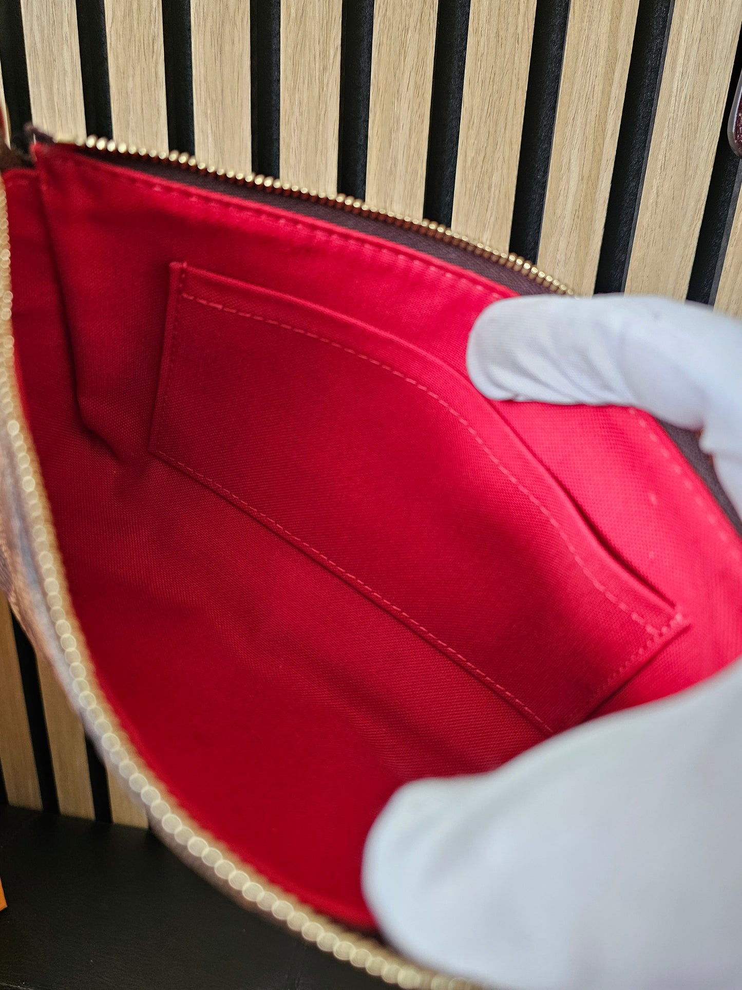 N41206 - Louis Vuitton pochette accesories, NM. Damier ebene.