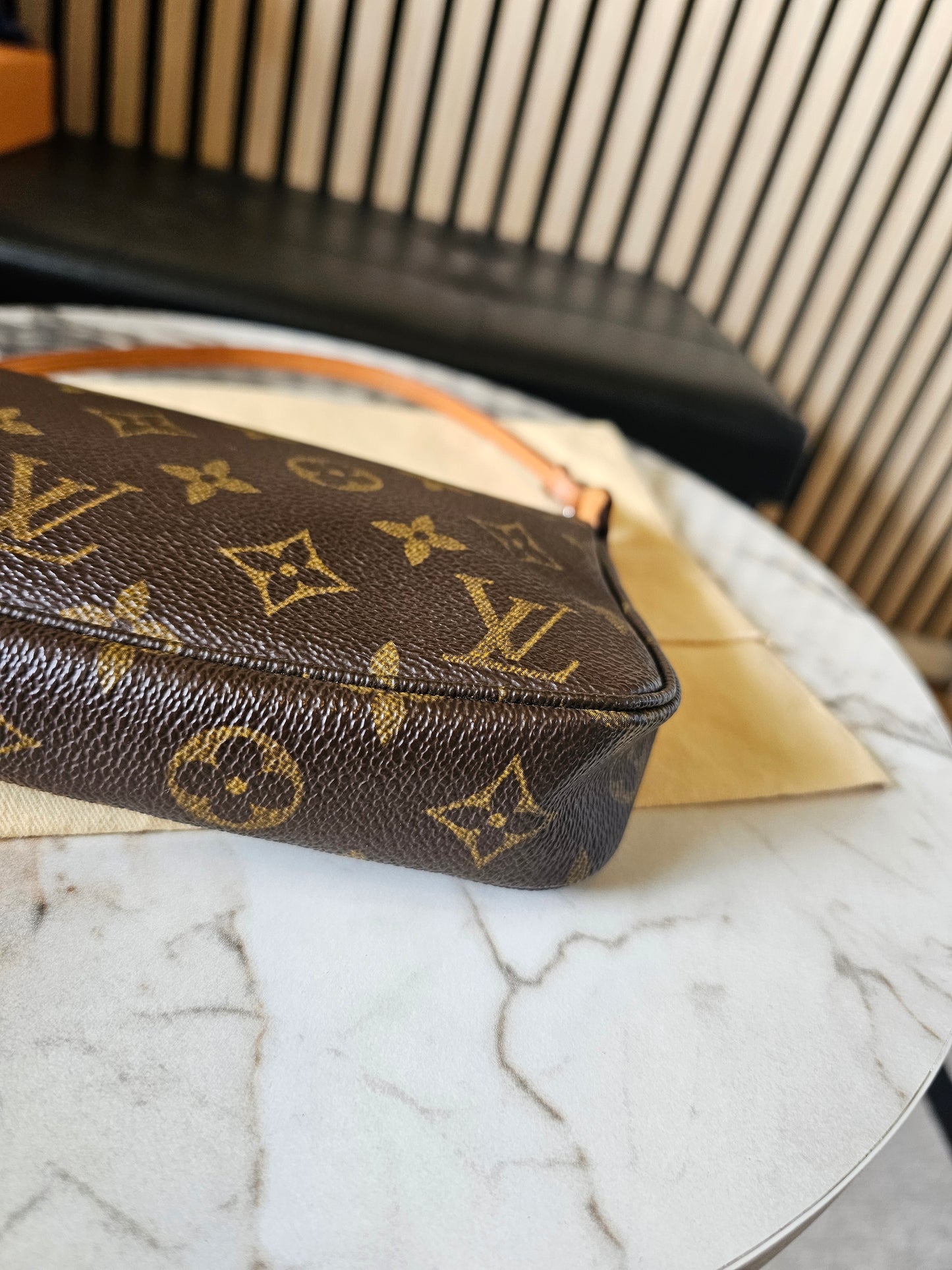 Louis Vuitton Pochette accesories monogram kanvas (vintage)