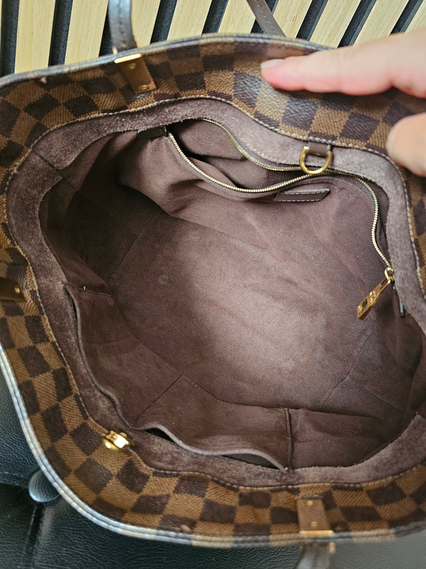 N41215 - Louis Vuitton bag, Marylebone PM, damier ebene.