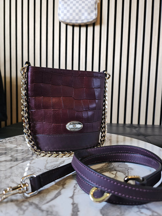 Mulberry bag mini Jamie, oxblood.
