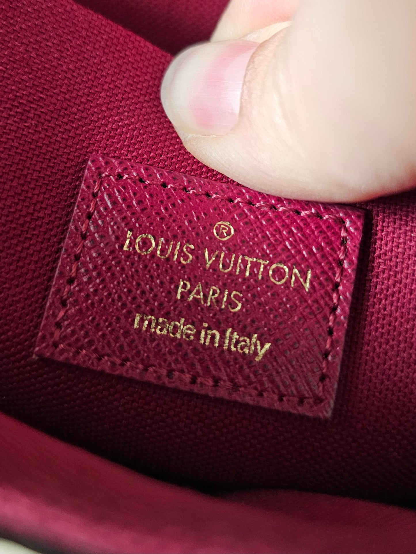 Felicie pochette i monogram kanvas.
