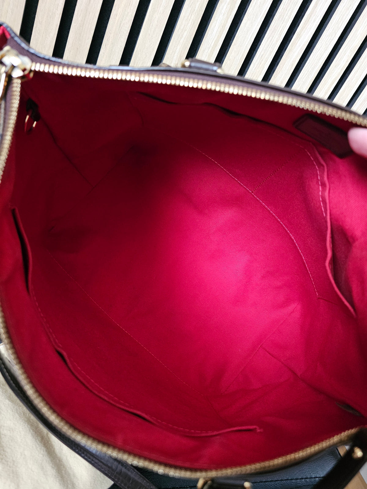 Louis Vuitton bag, westminister, damier ebene.