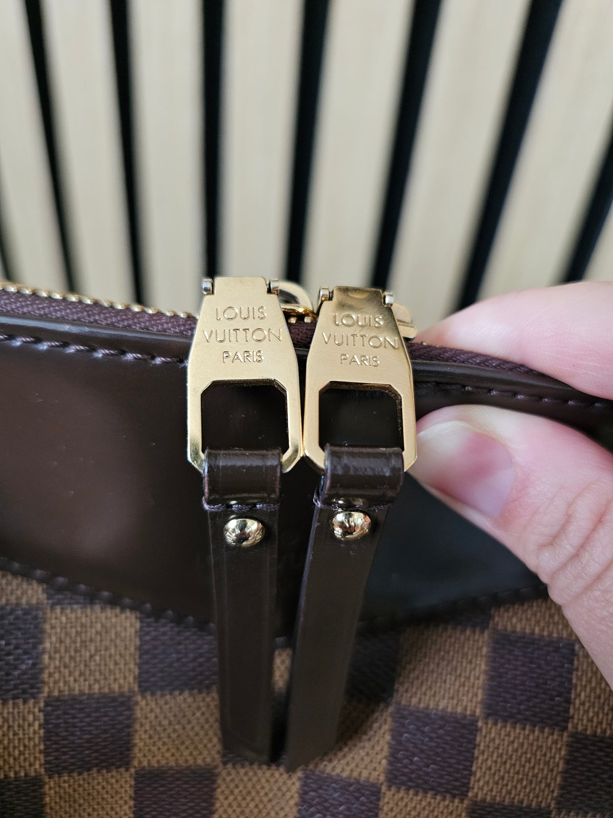 Louis Vuitton bag, westminister, damier ebene.