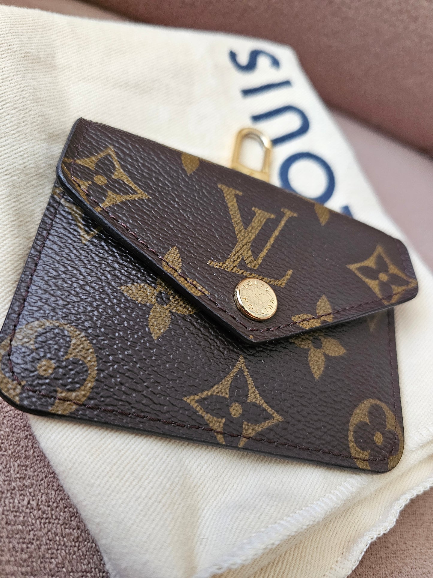 Louis Vuitton mønt pung I monogram kanvas.