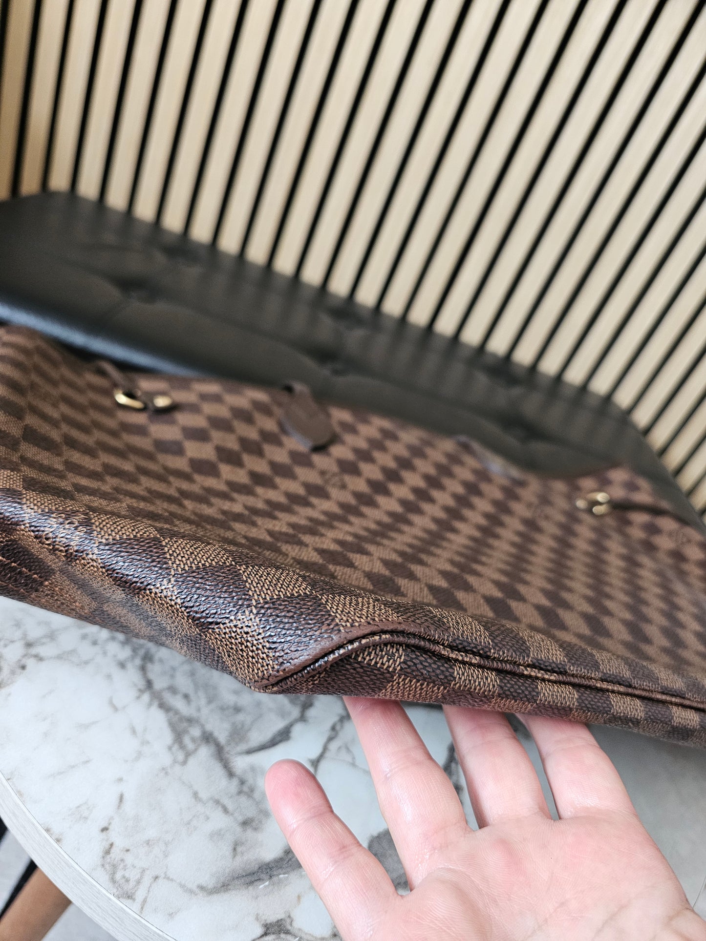 N51106 - Louis Vuitton Neverfull GM, damier ebene.