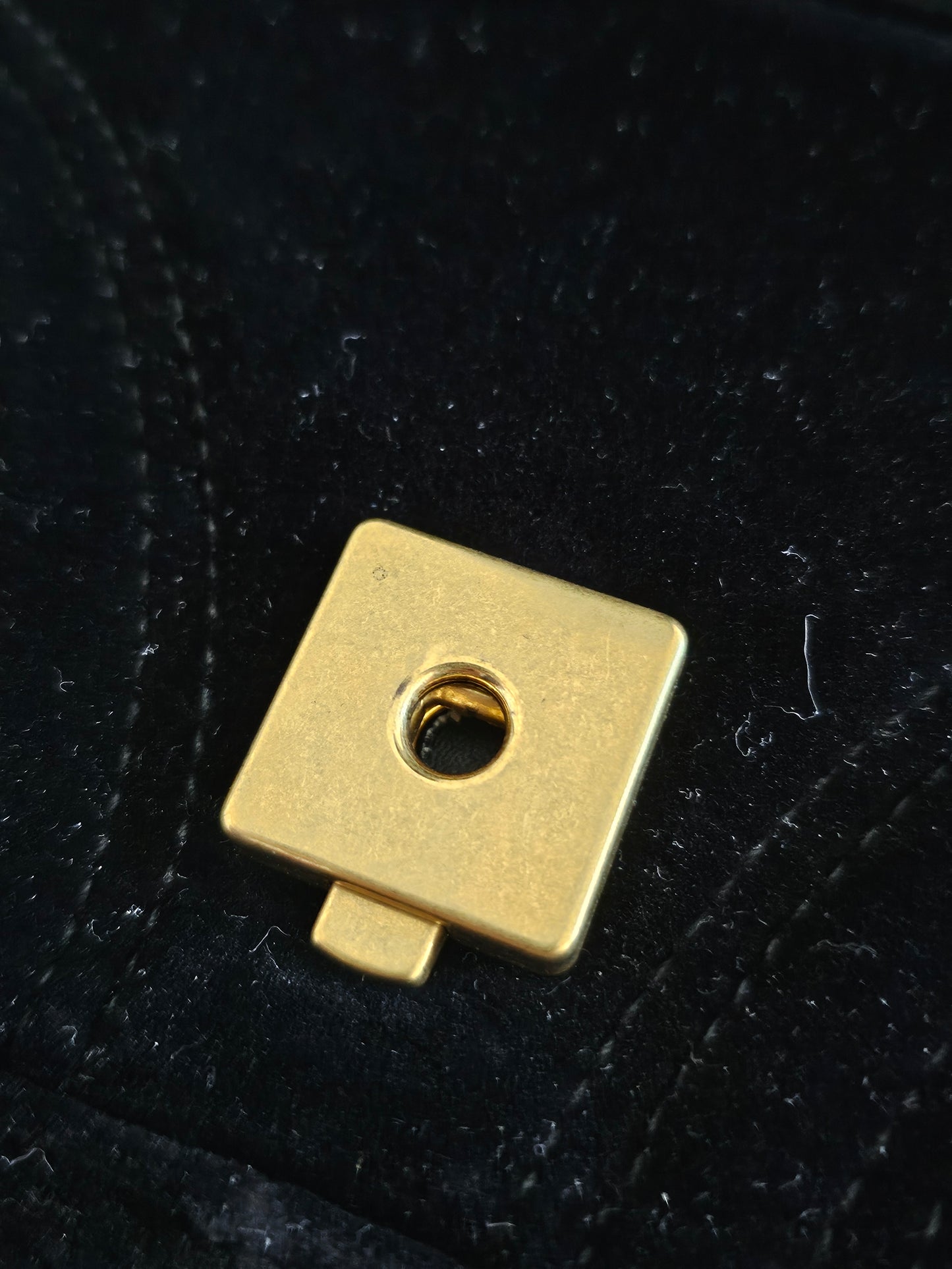Gucci GG marmont bag, small, Black- velvet.