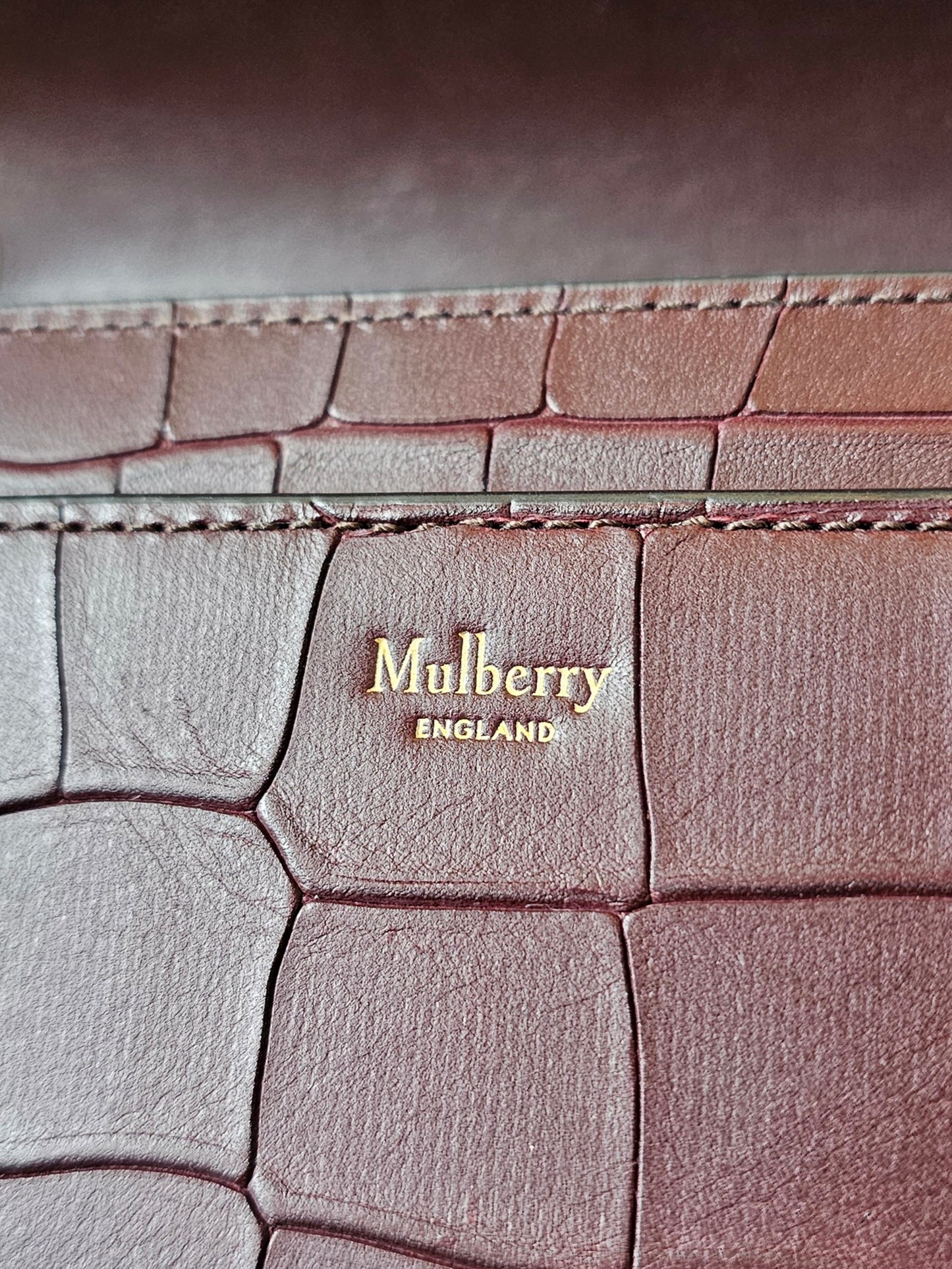 Mulberry Darley - large, oxblood.