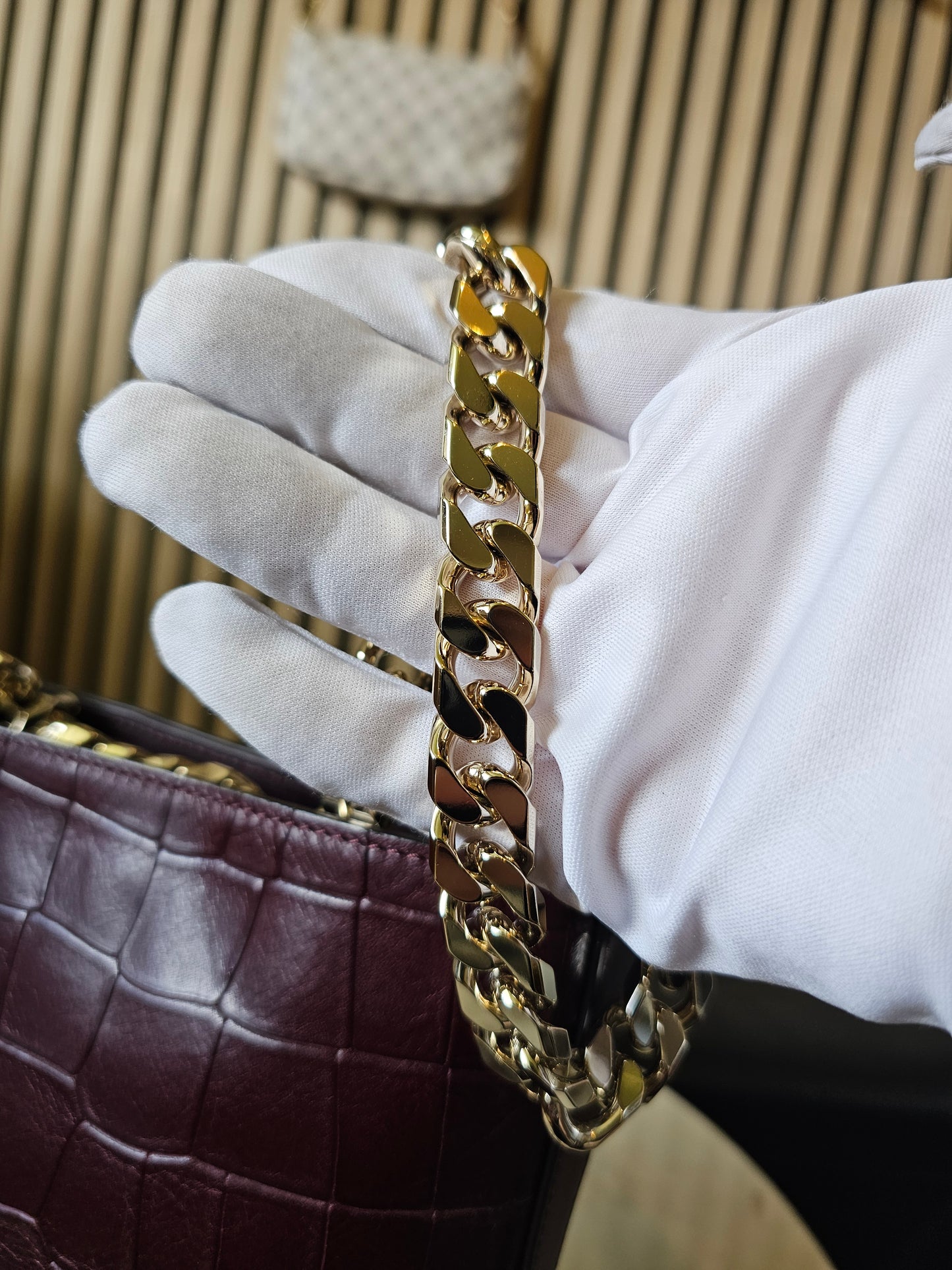 Mulberry bag mini Jamie, oxblood.