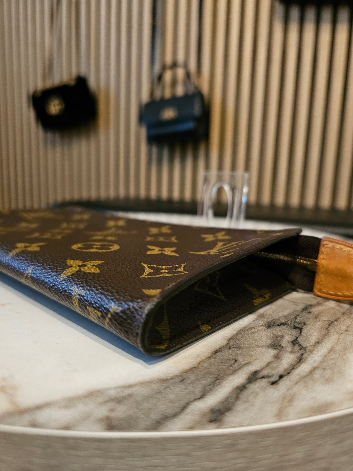 Louis vuitton clutch, MNG kanvas.