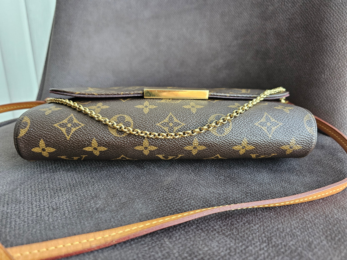 Louis Vuitton, Favorite MM, MNG. Kanvas.