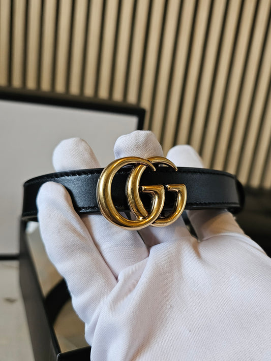 409417- Gucci GG Marmont thin belt.