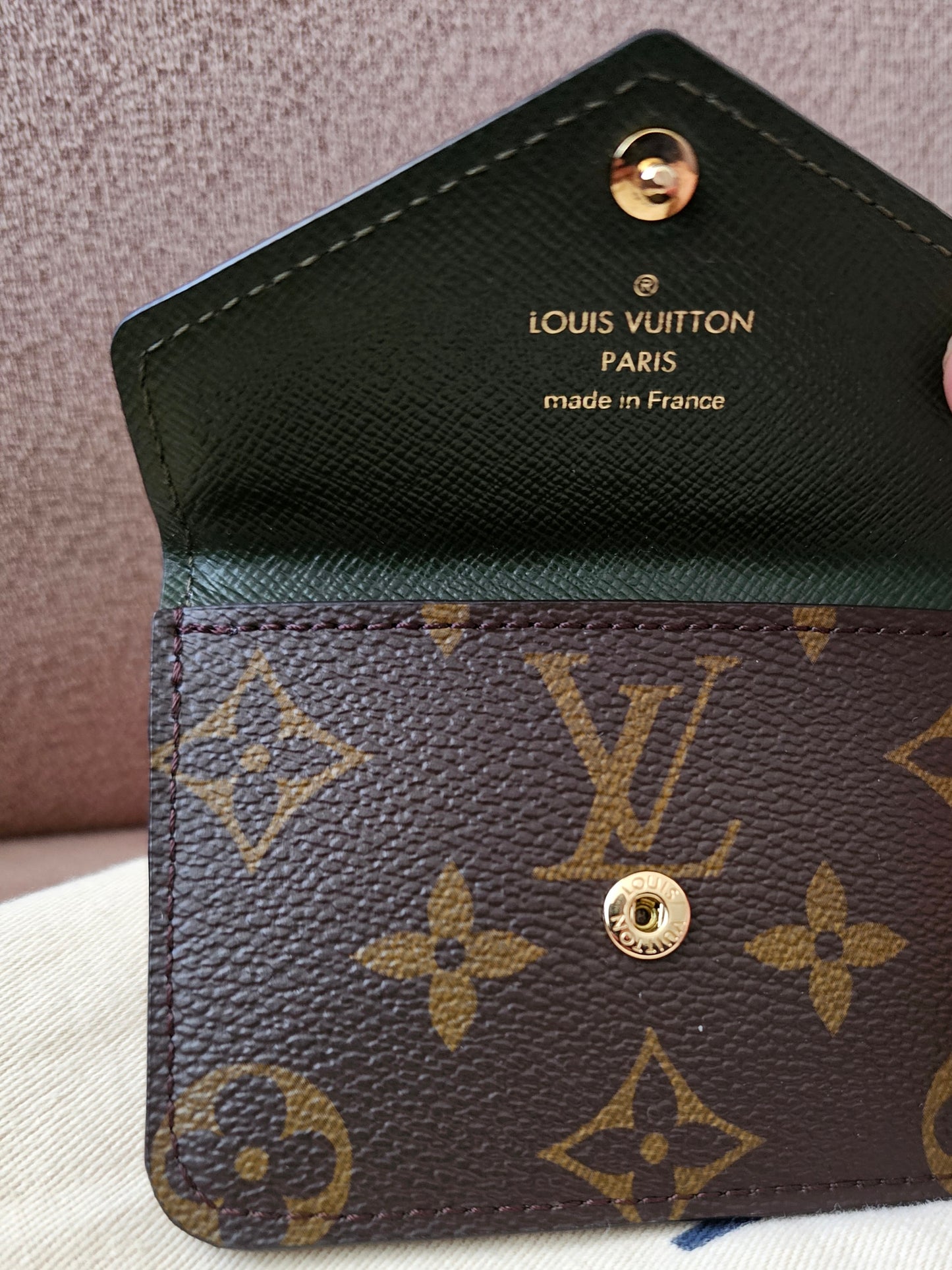 Louis Vuitton mønt pung I monogram kanvas.