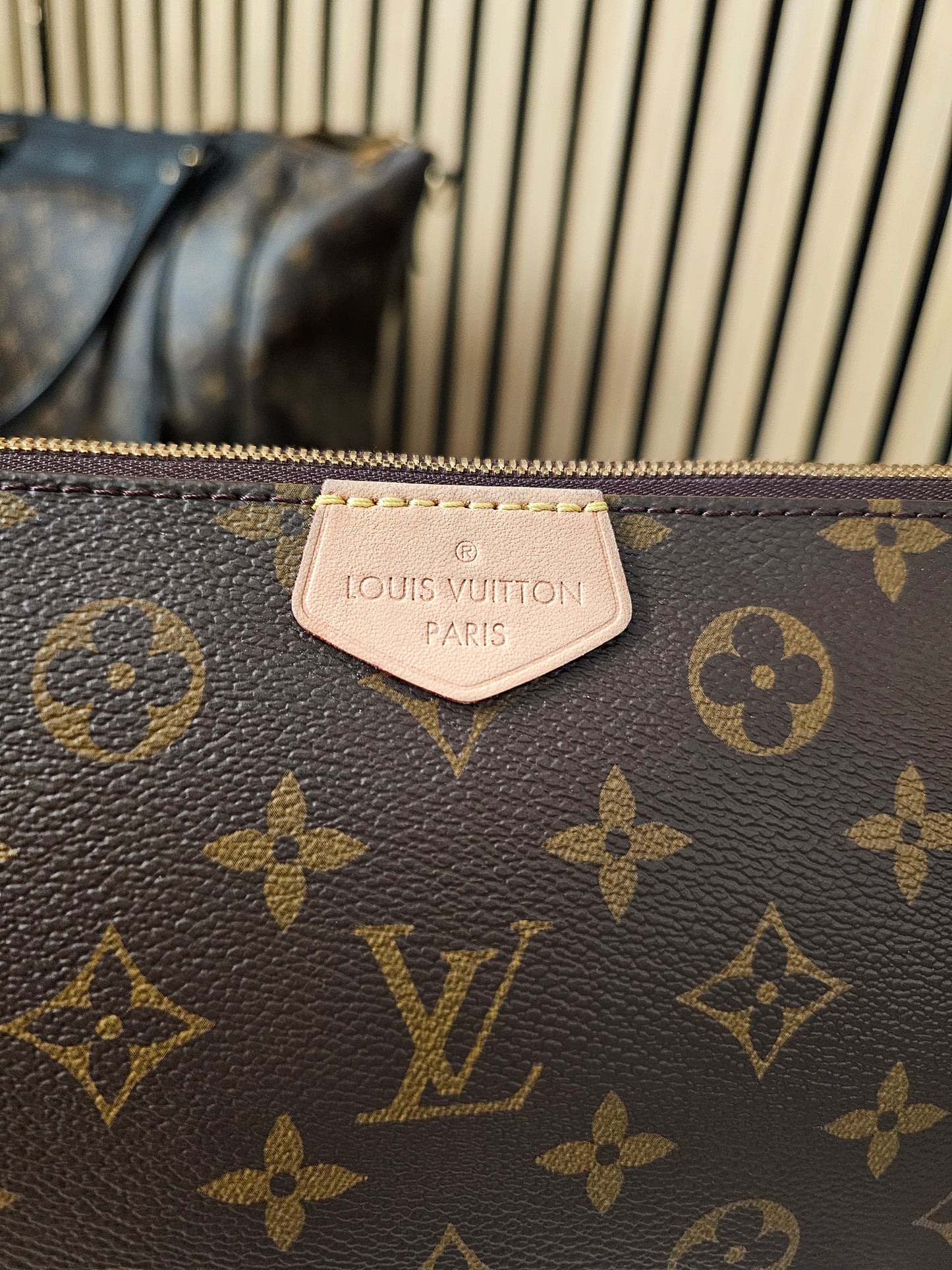 Louis Vuitton pochette accesories, monogram kanvas.