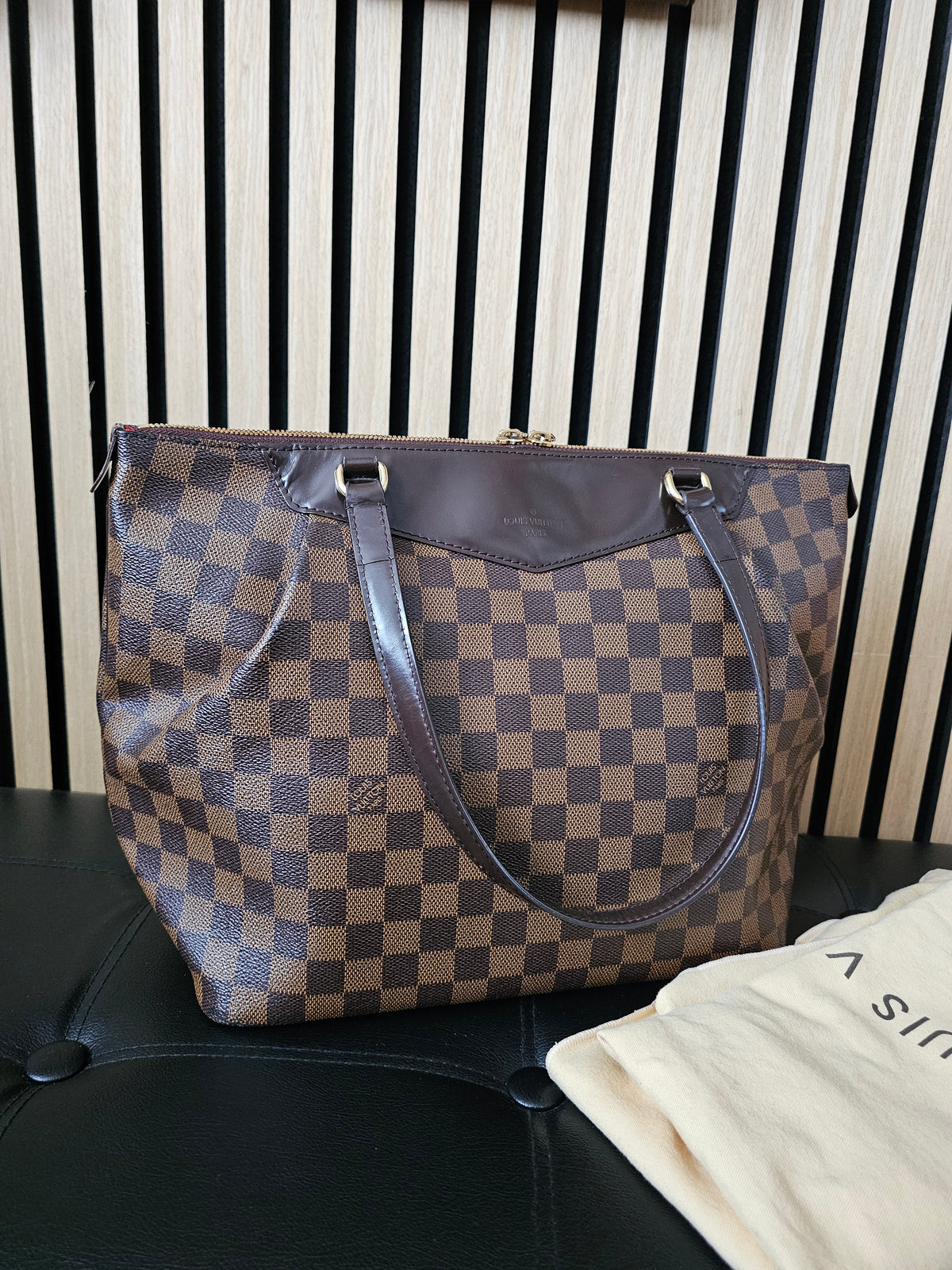 Louis Vuitton bag, westminister, damier ebene.