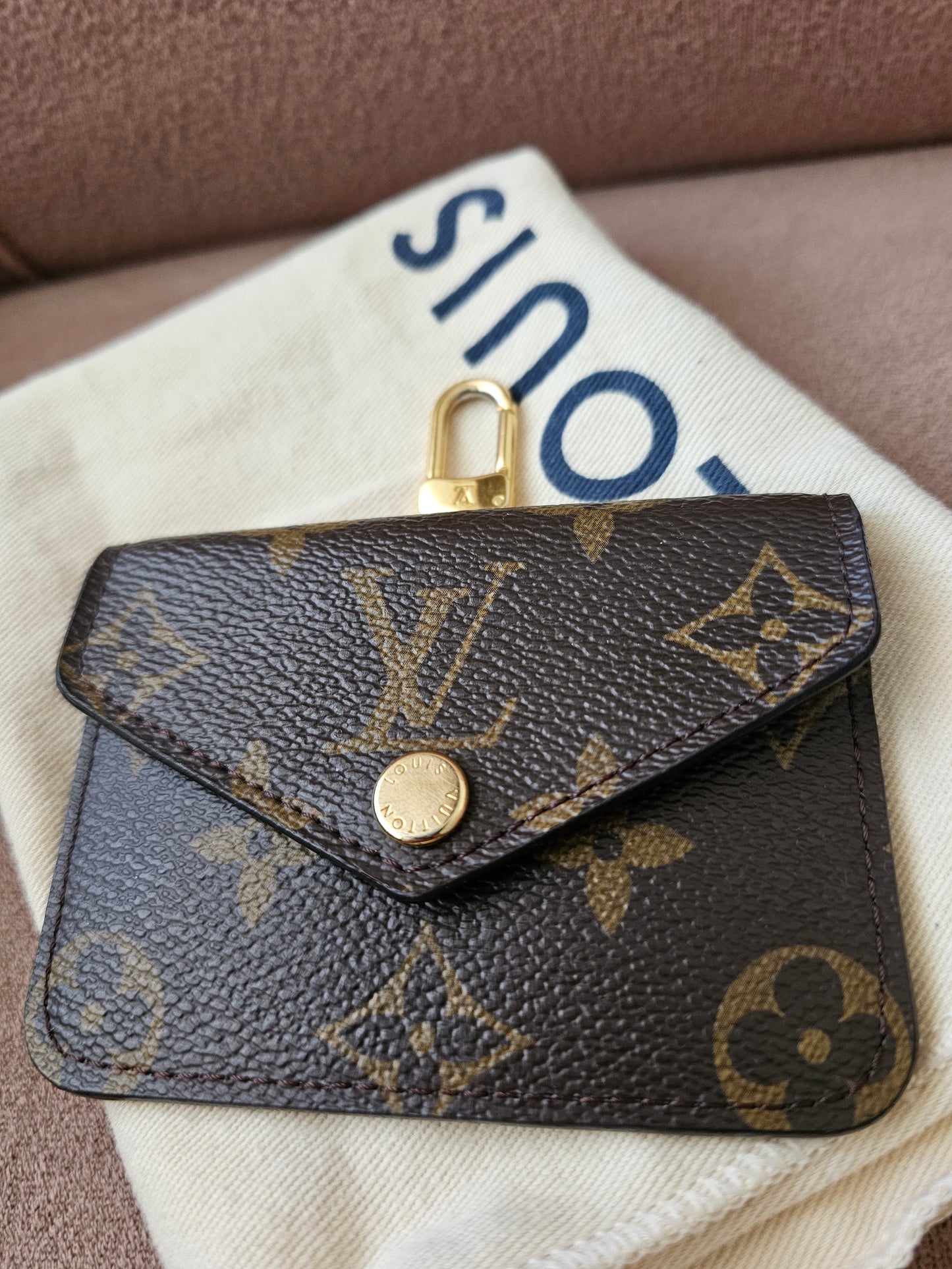 Louis Vuitton mønt pung I monogram kanvas.