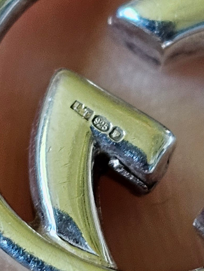 Gucci halskæde GG interlocking silver.