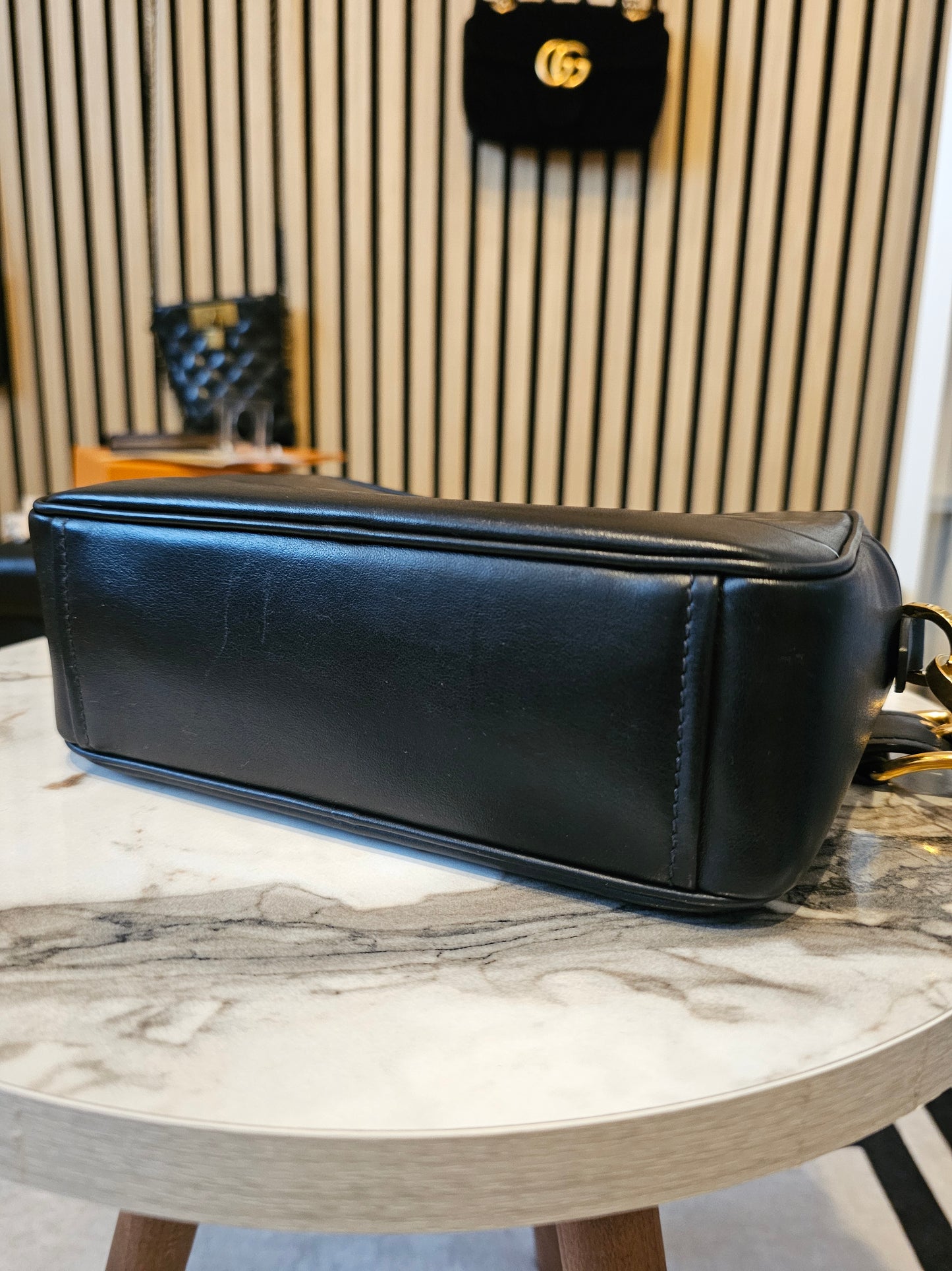 Prada Mirage Camera bag - black, saffiano leather.