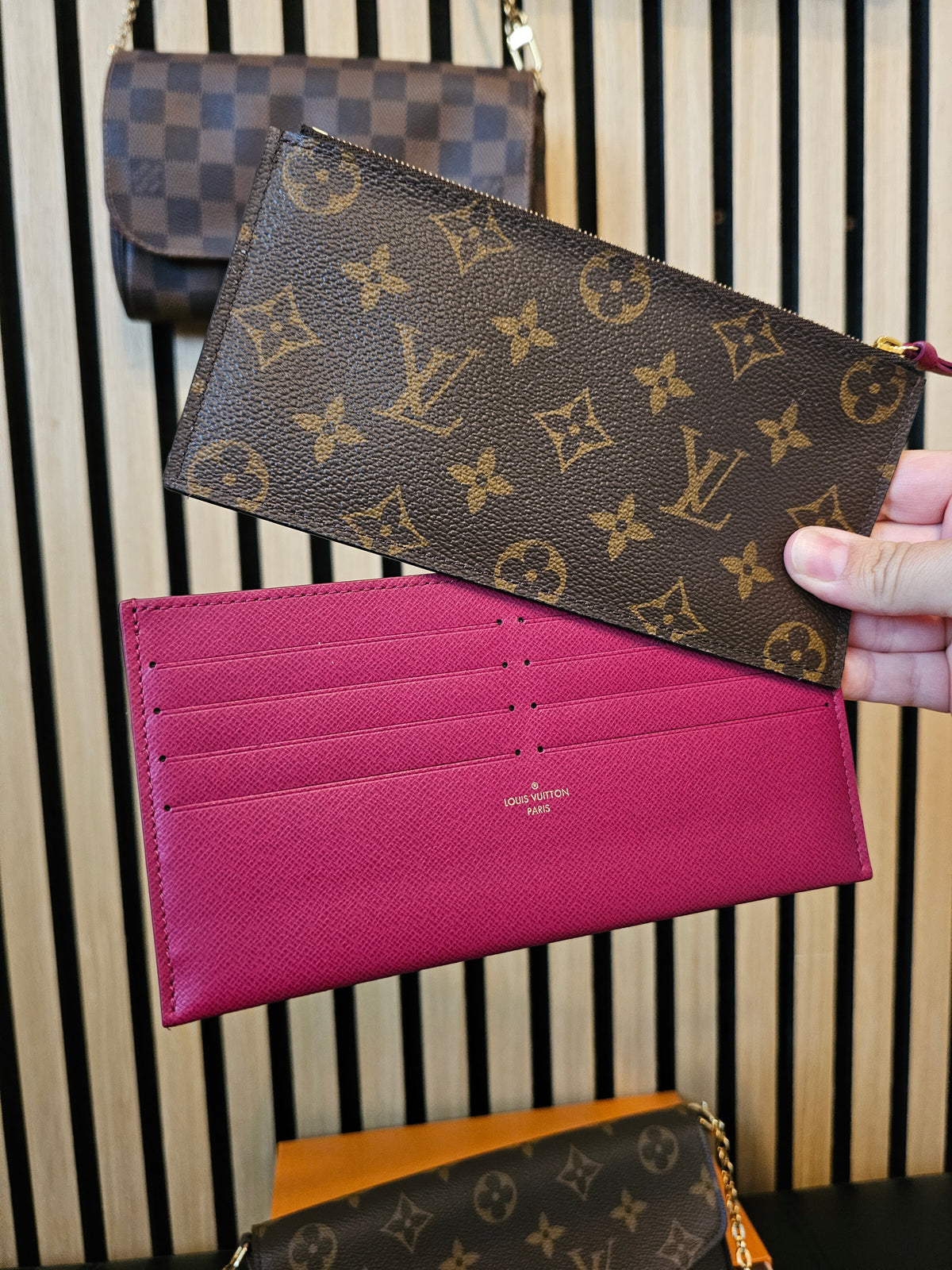 Louis Vuitton - Félicie pochette, monogram kanvas.