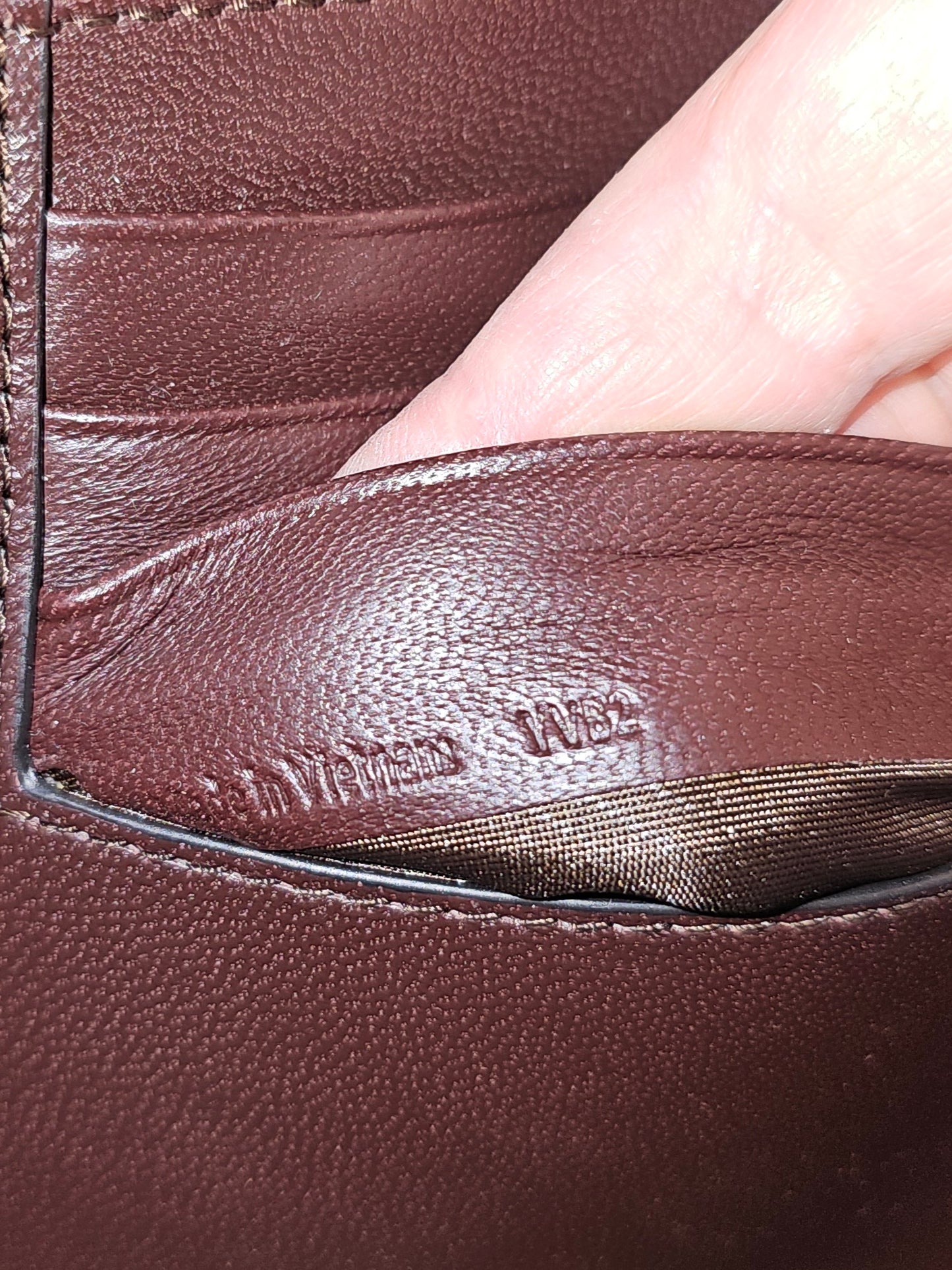 Mulberry Darley - large, oxblood.