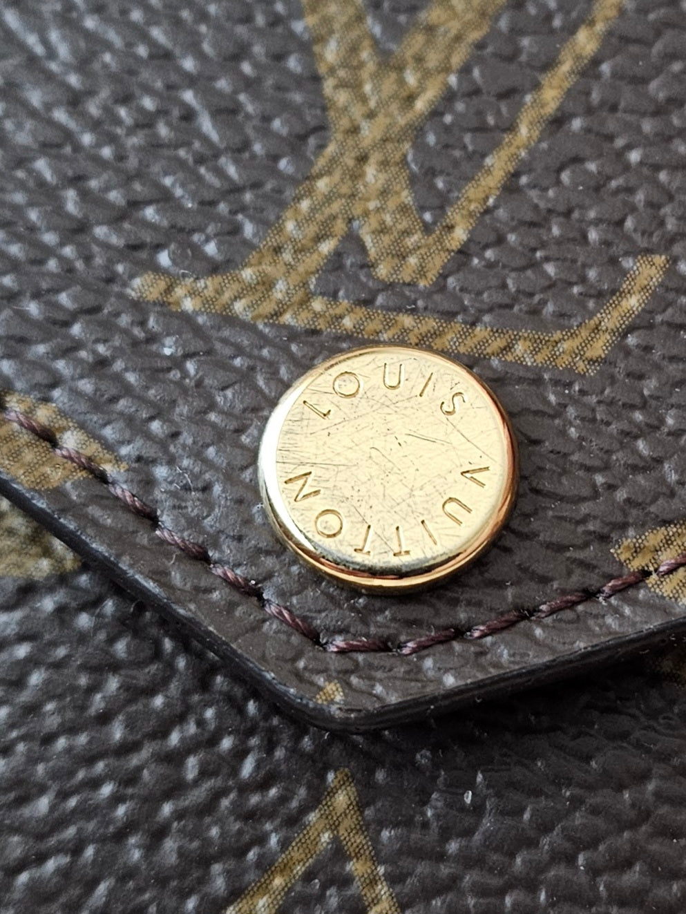 Louis Vuitton mønt pung I monogram kanvas.